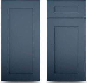 Blue Shaker Door